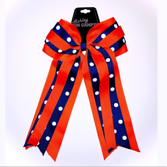 Accessories - ORANGE AND BLUE BOW